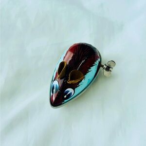 Vintage Metal Wind Up Mouse | Retro Tin Toy 70s 60s